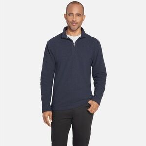 Van Heusen Men’s Long Sleeve 1/4 Zip Pullover Sweater Size Small NWT